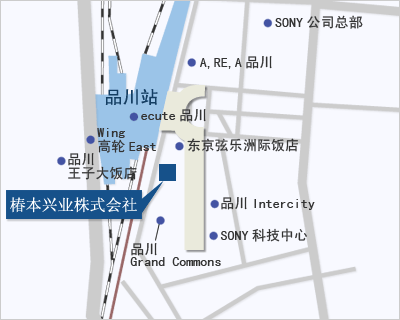 东京公司总部交通图