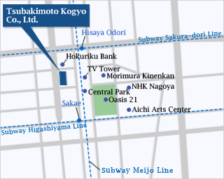 Nagoya Branch Office Access Map