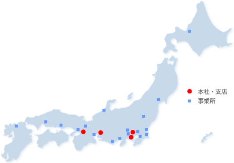 図：椿本のネットワーク