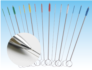 極細管洗浄向けブラシ