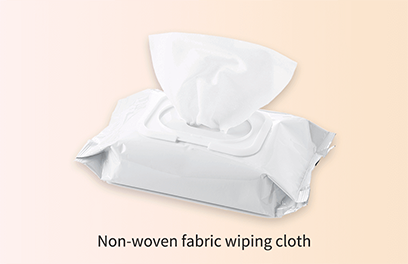 Non-woven fabric wiping cloth