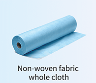 Non-woven fabric whole cloth