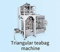 Triangular teabag machine